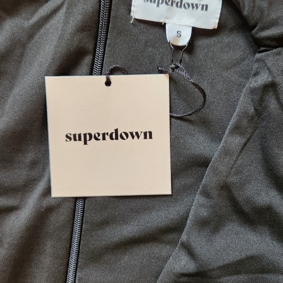 SUPERDOWN MARTYNA MINI DRESS BLACK S NWT NEW - Picture 6 of 11